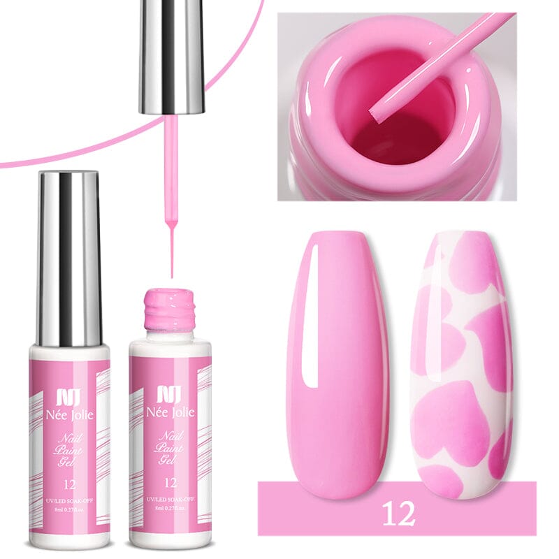 Nail Paint Gel 8ml Gel Nail Polish NEE JOLIE 12 