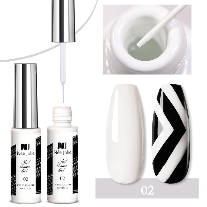 Nail Paint Gel 8ml Gel Nail Polish NEE JOLIE 02 