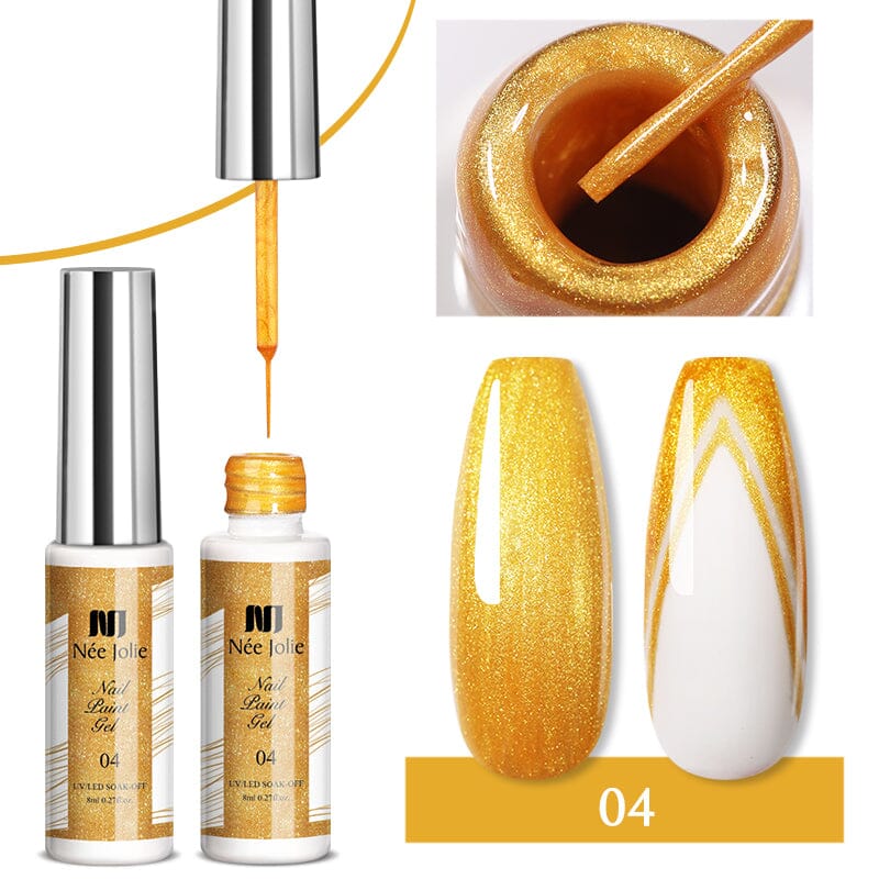 Nail Paint Gel 8ml Gel Nail Polish NEE JOLIE 04 