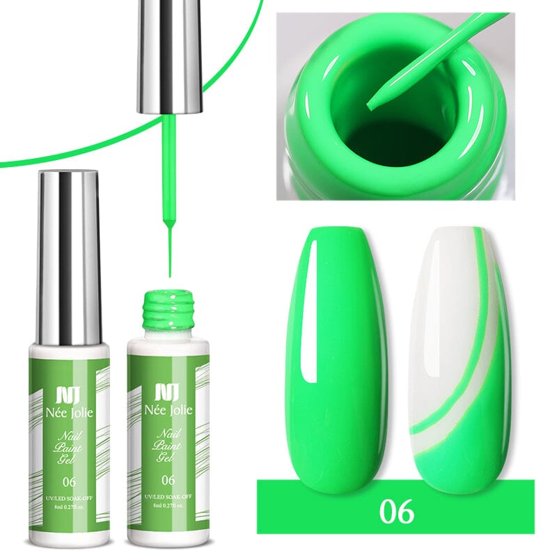 Nail Paint Gel 8ml Gel Nail Polish NEE JOLIE 06 