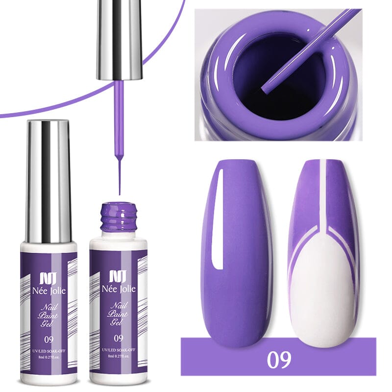 Nail Paint Gel 8ml Gel Nail Polish NEE JOLIE 09 