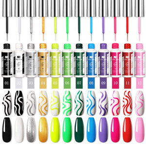 Nail Paint Gel 8ml Gel Nail Polish NEE JOLIE 