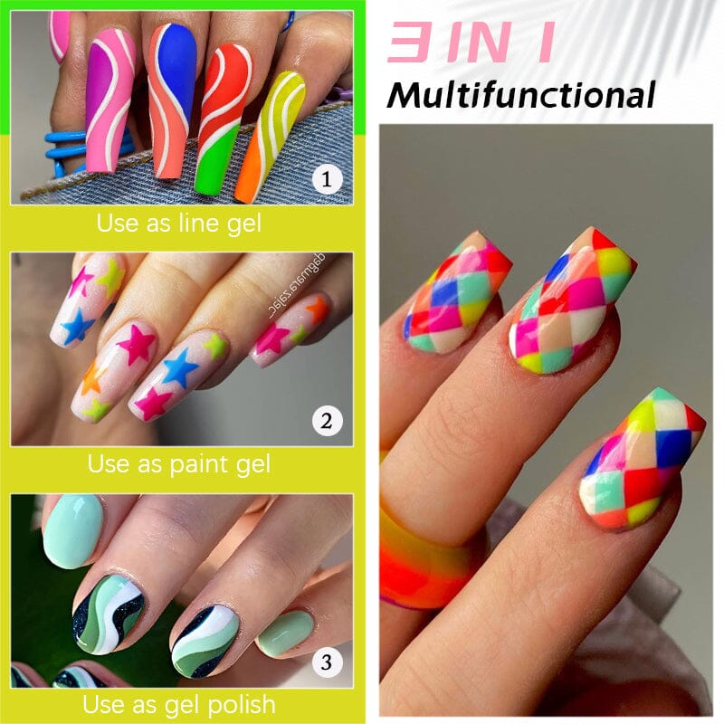 Nail Paint Gel 8ml Gel Nail Polish NEE JOLIE 