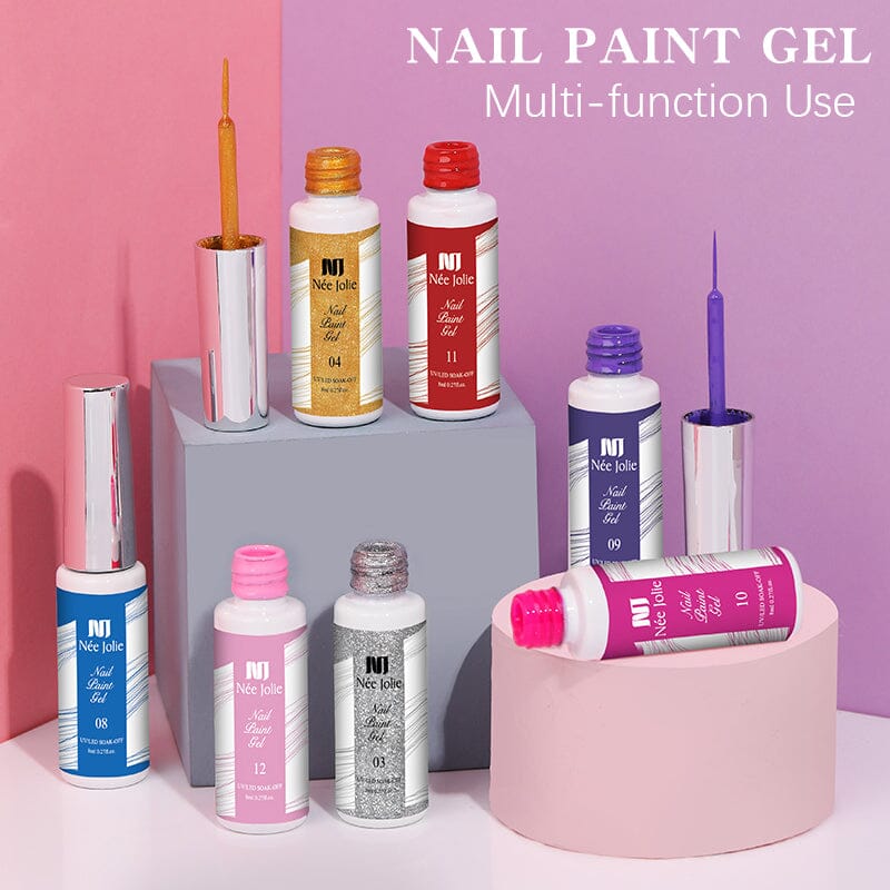 Nail Paint Gel 8ml Gel Nail Polish NEE JOLIE 