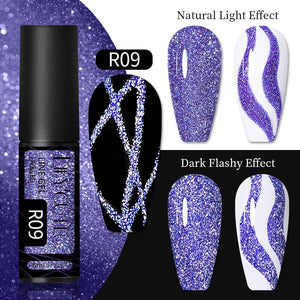 Reflective Glitter Line Gel 5ml Gel Nail Polish LILYCUTE R09 