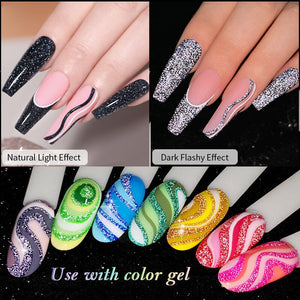 Reflective Glitter Line Gel 5ml Gel Nail Polish LILYCUTE 