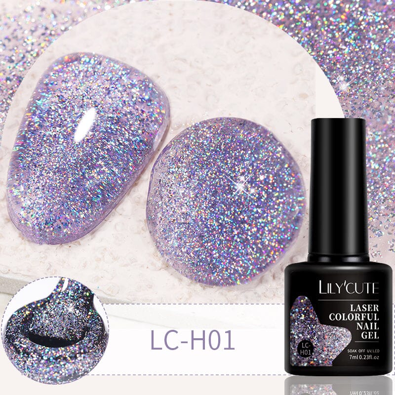 Glitter Colorful Nail Gel 7ml Gel Nail Polish LILYCUTE LC-H01 