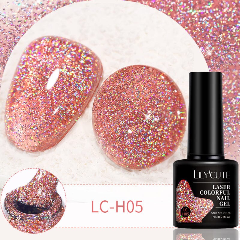 Glitter Colorful Nail Gel 7ml Gel Nail Polish LILYCUTE LC-H05 