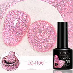 Glitter Colorful Nail Gel 7ml Gel Nail Polish LILYCUTE LC-H06 