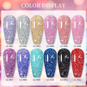 Glitter Colorful Nail Gel 7ml Gel Nail Polish LILYCUTE 