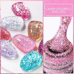 Glitter Colorful Nail Gel 7ml Gel Nail Polish LILYCUTE 
