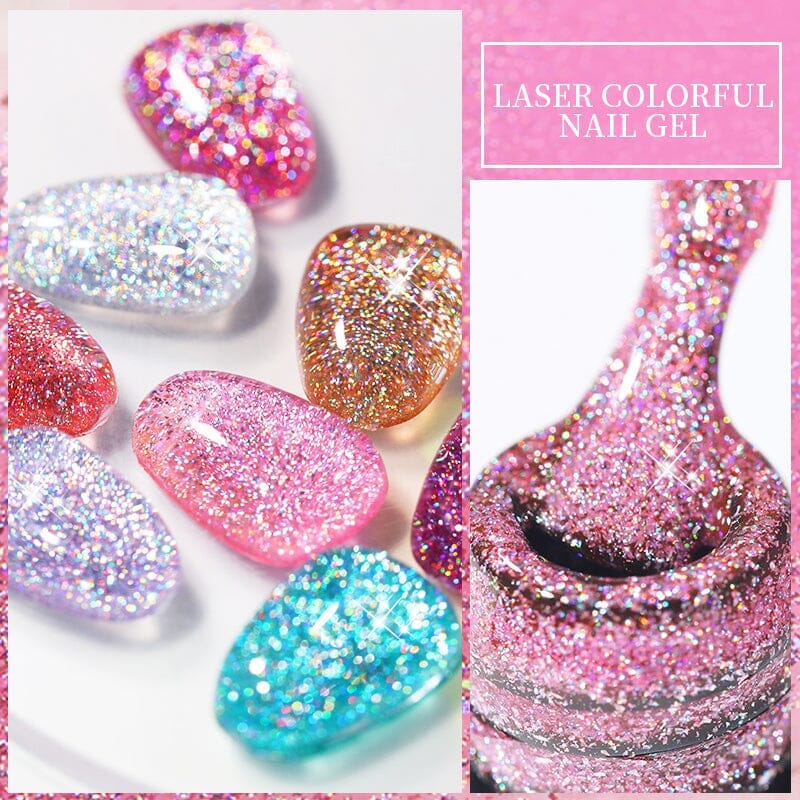 Glitter Colorful Nail Gel 7ml Gel Nail Polish LILYCUTE 