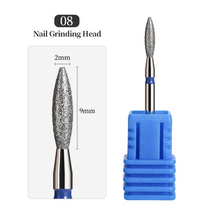 Nail Drill Bits Tools & Accessories No Brand 08 
