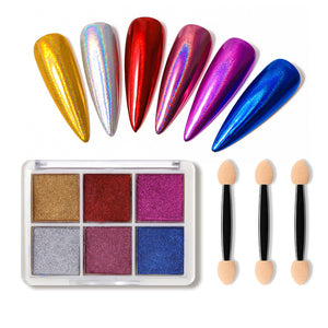 6 Colors Nail Powder F6S-09