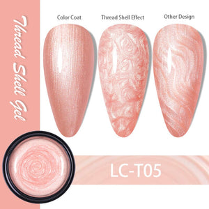 Thread Shell Gel LC-T05 7ml Gel Nail Polish LILYCUTE 