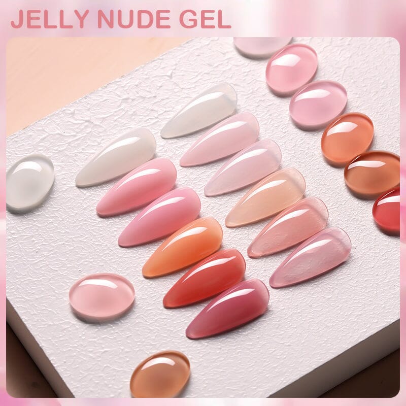 Pink Nude Jelly Gel 7ml Gel Nail Polish LILYCUTE 