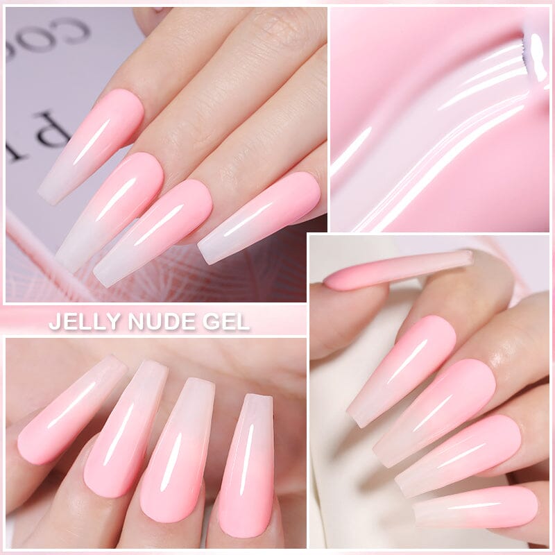 Pink Nude Jelly Gel 7ml Gel Nail Polish LILYCUTE 
