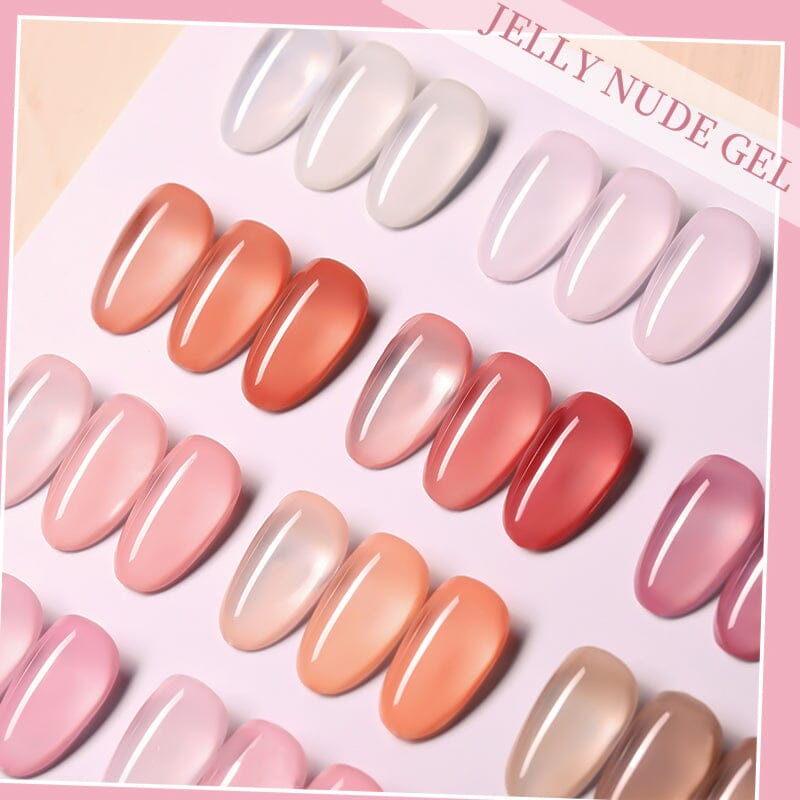 Pink Nude Jelly Gel 7ml Gel Nail Polish LILYCUTE 