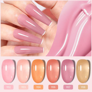 Pink Nude Jelly Gel 7ml Gel Nail Polish LILYCUTE 