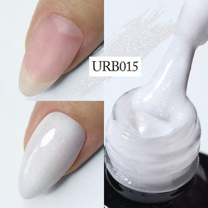 Glitter Rubber Base Gel URB015 7ml Base & Top Coat UR SUGAR 