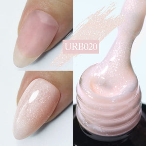 Glitter Rubber Base Gel URB020 7ml Base & Top Coat UR SUGAR 