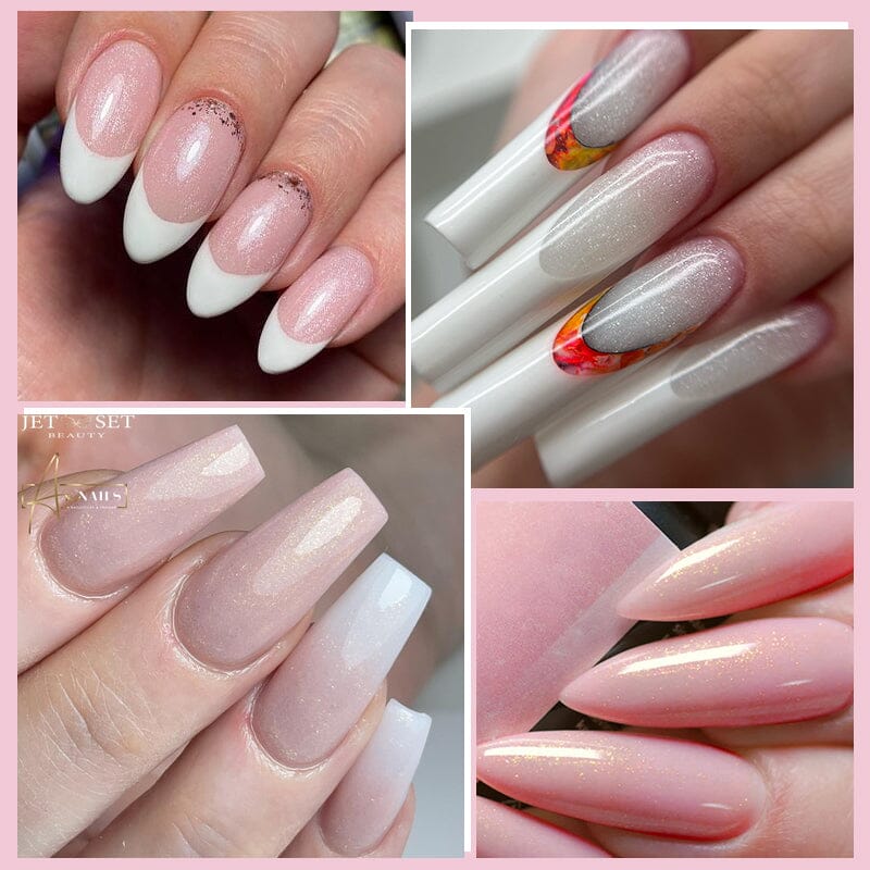 Glitter Rubber Base Gel URB019 7ml Base & Top Coat UR SUGAR 