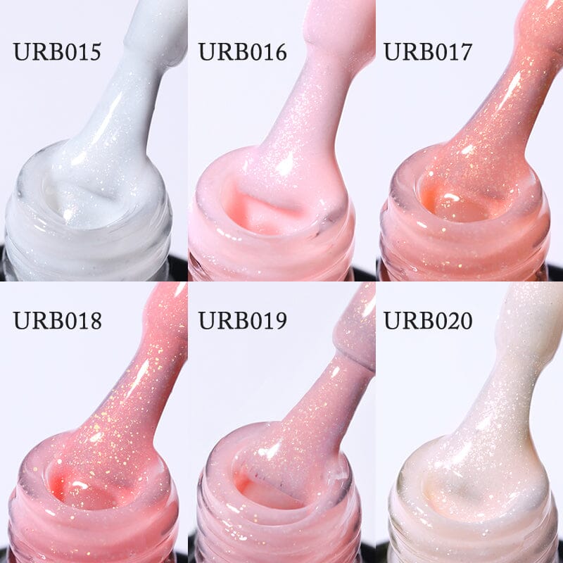 Glitter Rubber Base Gel URB020 7ml Base & Top Coat UR SUGAR 