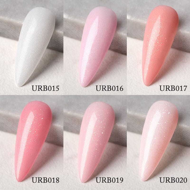 Glitter Rubber Base Gel URB020 7ml Base & Top Coat UR SUGAR 