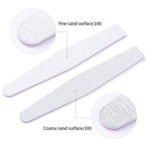 5pcs Nail Files Set 100/180 Tools & Accessories No Brand 