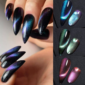 Chameleon Cat Magnetic Powder Nail Art No Brand 