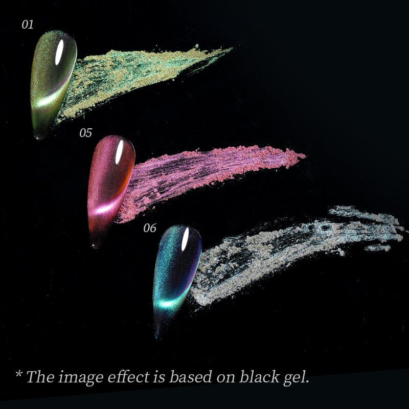 Chameleon Cat Magnetic Powder Nail Art No Brand 
