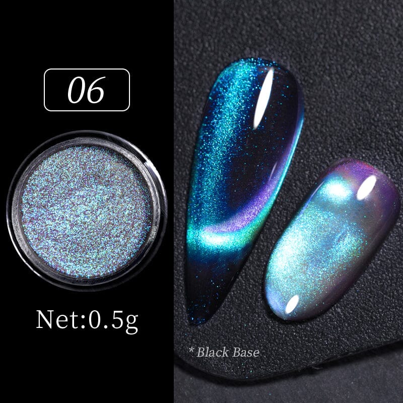 Chameleon Cat Magnetic Powder Nail Art No Brand 