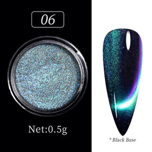 Chameleon Cat Magnetic Powder Nail Art No Brand 