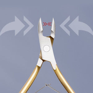 Gold Gradient Colors Cuticle Nippers Tools & Accessories No Brand 