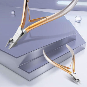 Gold Gradient Colors Cuticle Nippers Tools & Accessories No Brand 