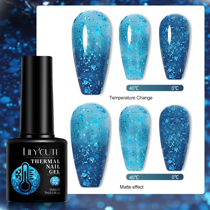 Thermal Nail Gel Polish 7ml Gel Nail Polish LILYCUTE 