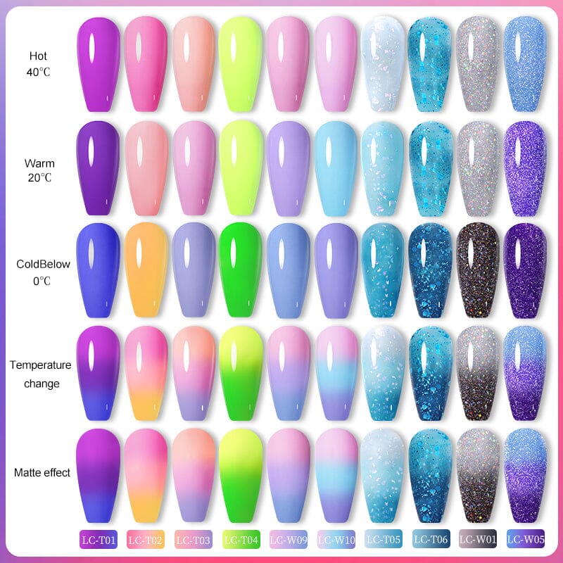 Thermal Nail Gel Polish 7ml Gel Nail Polish LILYCUTE 