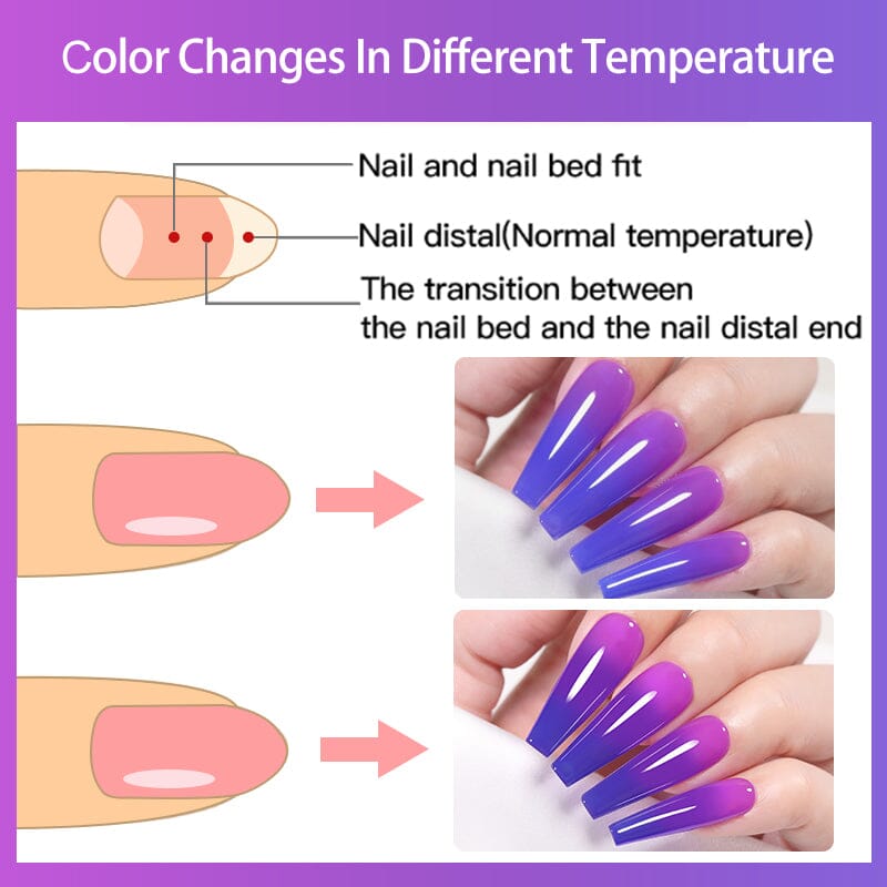 Thermal Nail Gel Polish 7ml Gel Nail Polish LILYCUTE 