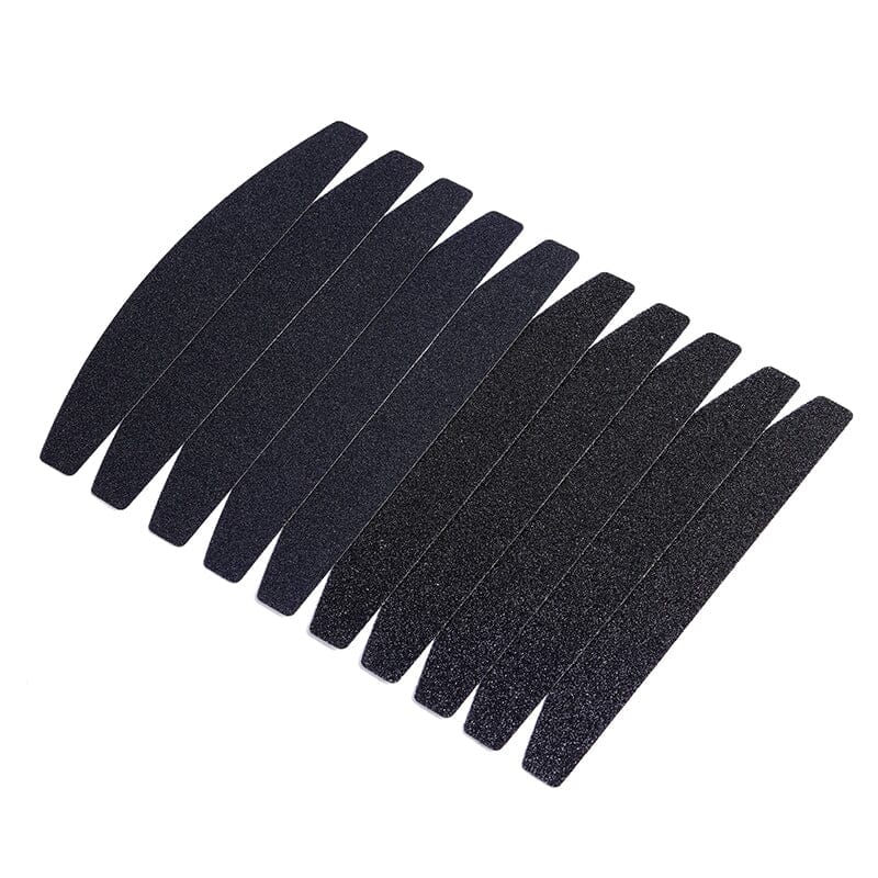 5pcs Black Nail Files 180/180 Tools & Accessories No Brand 