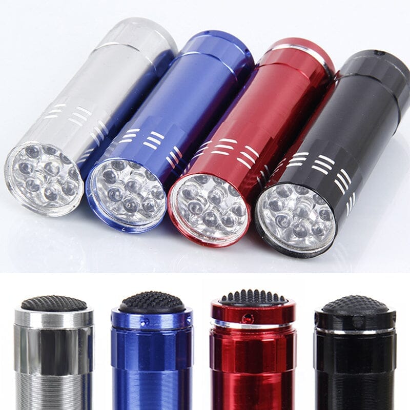 Black Flashlight UV LED Nail Dryer Lamp Tools & Accessories No Brand 