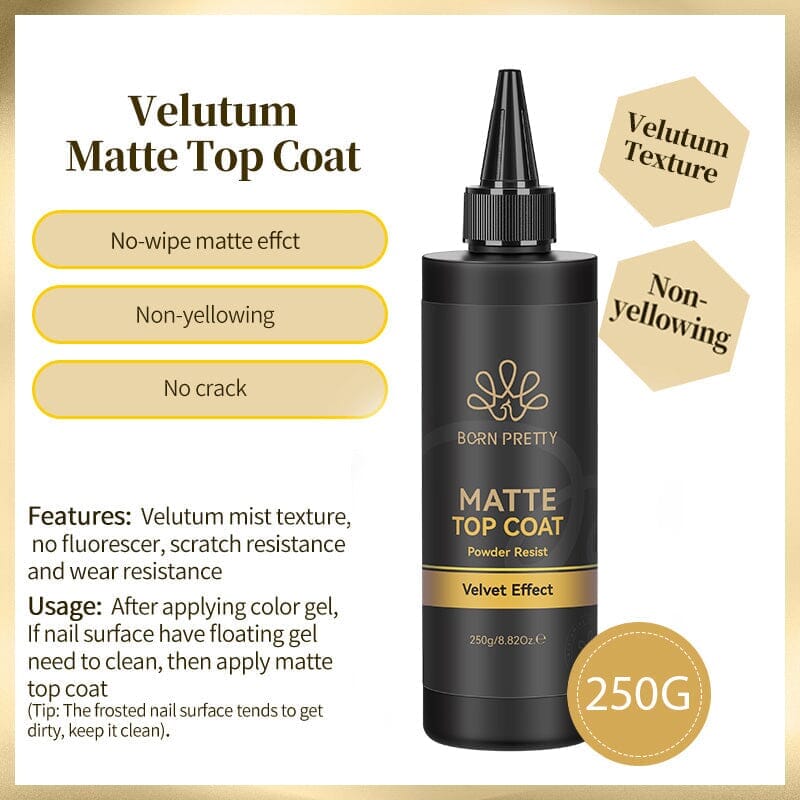 Base Gel Top Coat 250g Gel Nail Polish BORN PRETTY 