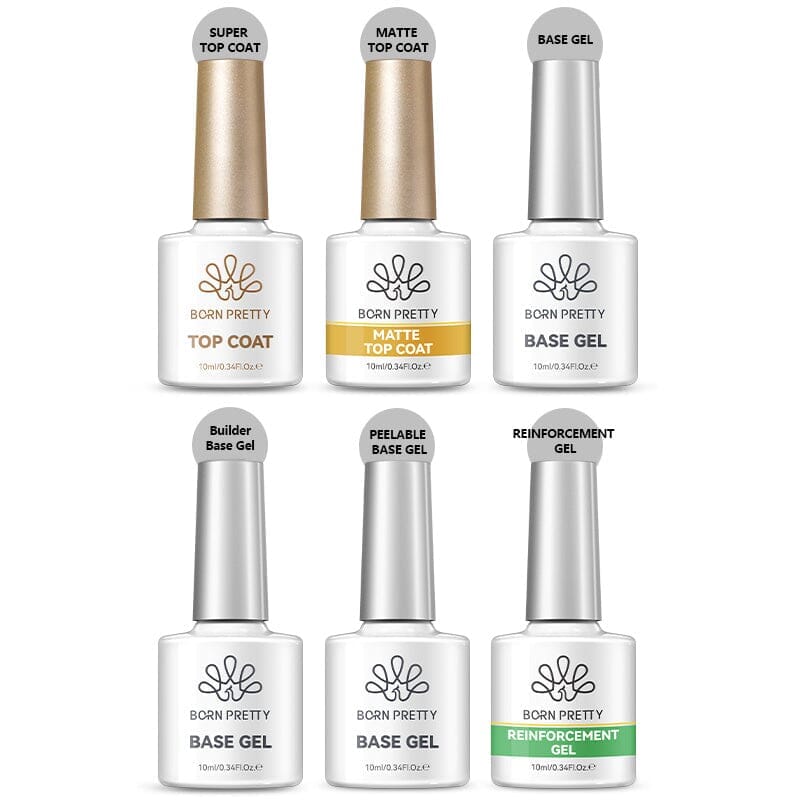Base Top Coat 10ml Gel Nail Polish BORN PRETTY 