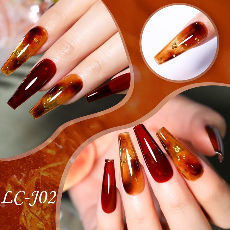 Jelly Amber Nail Gel 7ml Gel Nail Polish LILYCUTE 