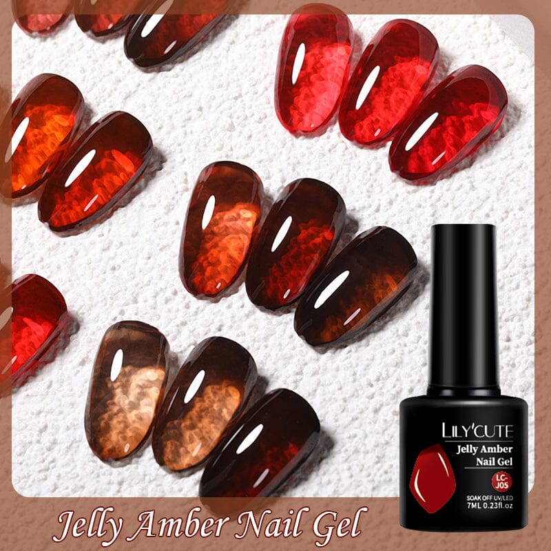 Jelly Amber Nail Gel 7ml Gel Nail Polish LILYCUTE 