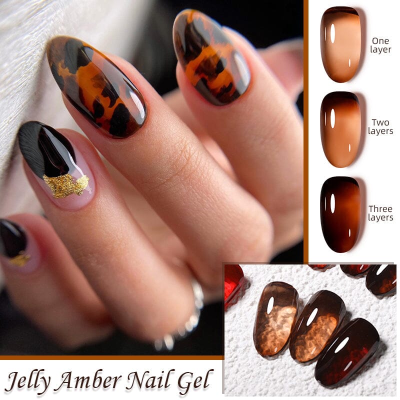 Jelly Amber Nail Gel 7ml Gel Nail Polish LILYCUTE 