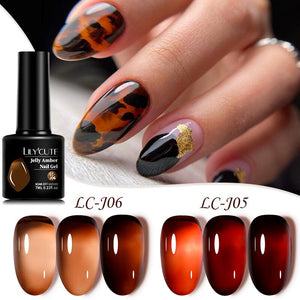 Jelly Amber Nail Gel 7ml Gel Nail Polish LILYCUTE 