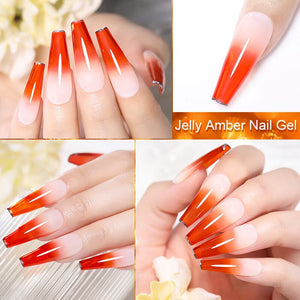 Jelly Amber Nail Gel 7ml Gel Nail Polish LILYCUTE 