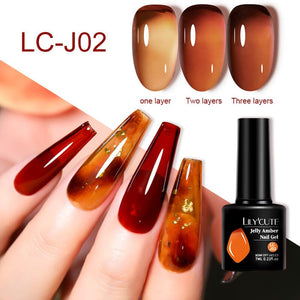 Jelly Amber Nail Gel 7ml Gel Nail Polish LILYCUTE 