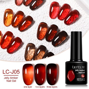Jelly Amber Nail Gel 7ml Gel Nail Polish LILYCUTE 