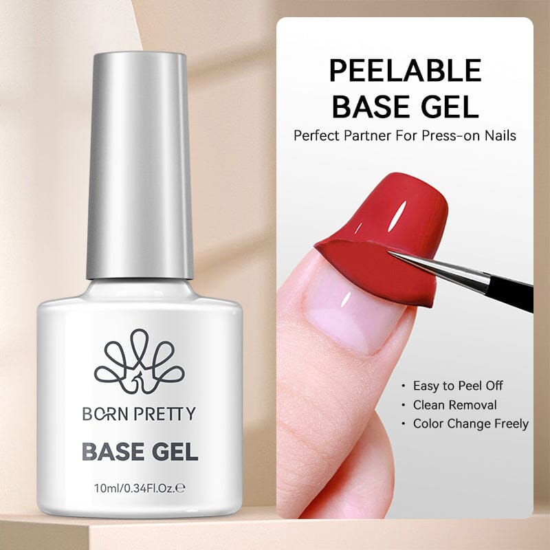 Peelable Base Gel 10ml Gel Nail Polish BORN PRETTY 